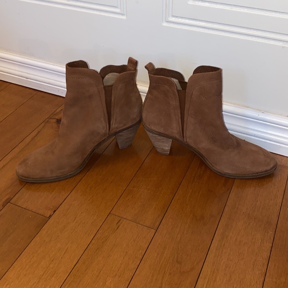 LUCKY BRAND Brown Leather Booties - Picture 2 of 6